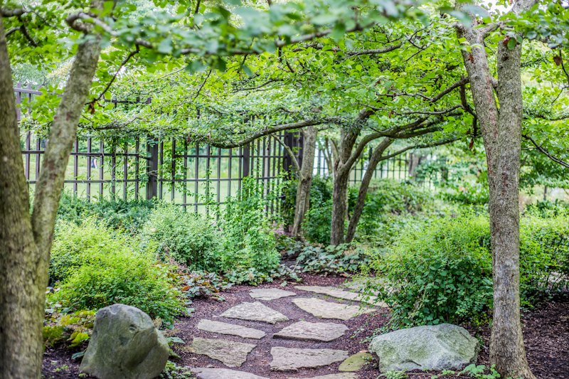 Jardin d’ombre et pas japonais, Orvault